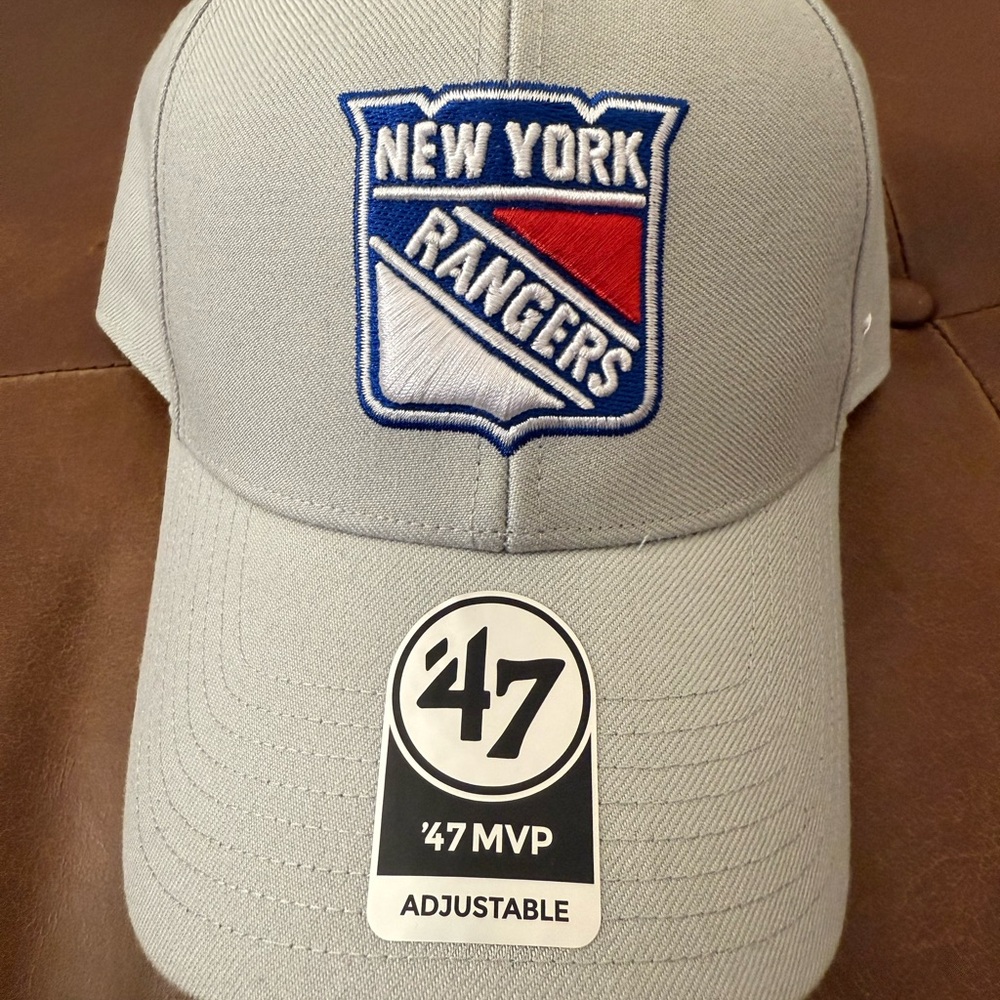 New York Rangers ‘47 Gray Adjustable Cap